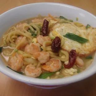 Spicy Shrimp Noodle Soup
