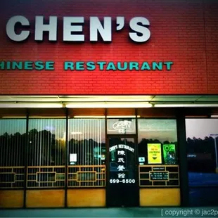 the front of the restaurant