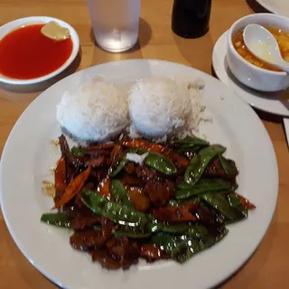L8. Snow Peas Lunch Special