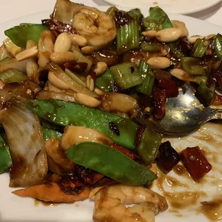 Kung Pao Shrimp in Hot Pepper Sauce