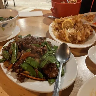 Beef with Snow Peas