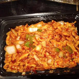 Black pepper chicken that tasted different than the last time I had it, but just as tasty - 5/5.
