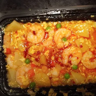Shrimp in lobster sauce. Yummy - definitely a 5/5.