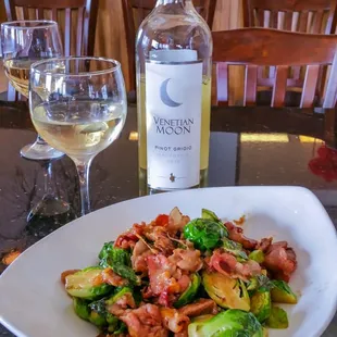 Sauteed Bacon and Brussels Sprouts
