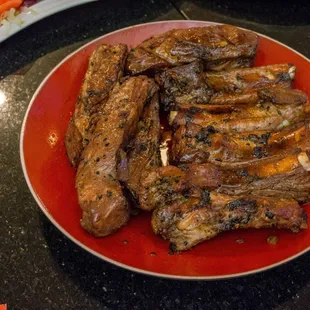 Slow Grilled Pork Ribs