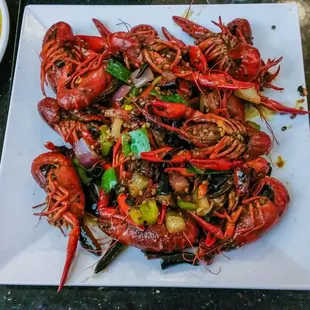 Spicy Sauteed Crawfish