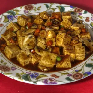 Mapo Tofu (Stir-Fried Tofu in Hot Sauce)