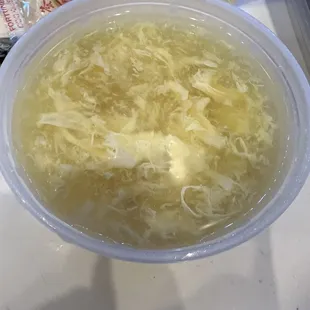 Egg flower soup