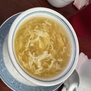 Egg flower soup