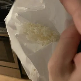 Three Treasure Sizzling Rice Soup (Serves 2) Doesn't look like a serving for 1, let alone 2.