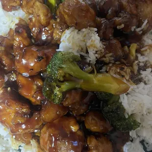 Just want to show you your portion size, well worth it . Hands down best Chinese in Oil City, Franklin , Seneca area