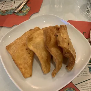 Crab Rangoon is fantastic!