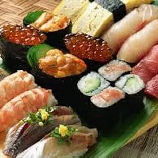 sushi and sashimi, food, sashimi, sushi