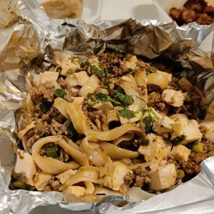Mapo tofu noodle