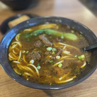 4. Noodle Soup with Spicy Beef