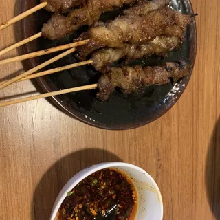 2. Four Pieces Lamb Skewers /