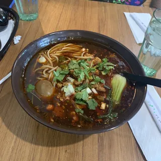 5. Spicy Soup Noodle with Chicken