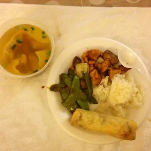 Dinner in my hotel room