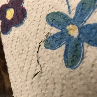 piece of metal from the house fried rice!