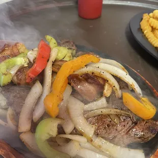 Shrimp and steak
