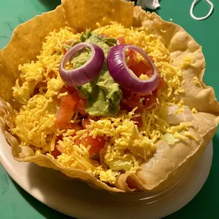 Chicken taco salad...