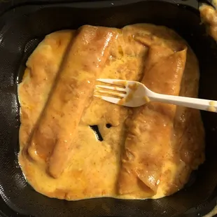 Cheese enchiladas