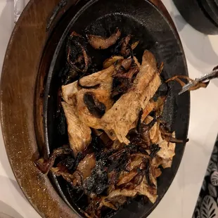 Chicken fajitas with veggies well done (per request)