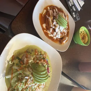 Chicken Pupusa Shrimp Pupusa