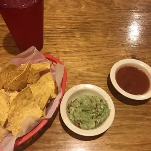 Chips and salsa complimentary, small guacamole $3.99