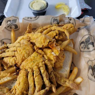 Soft shell crab patter!!! I had it delivered and it was the best!! Will definitely be back!!!