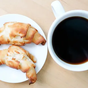 Croissants and Pour Over Coffee