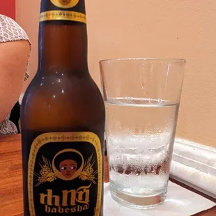 Local Ethiopian beer