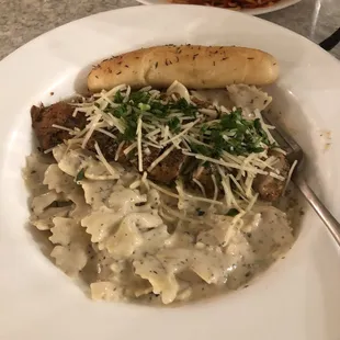 Farfalle with Herb Crusted Chicken