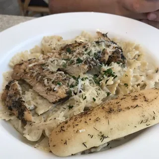 Farfalle with White Wine Cream Sauce