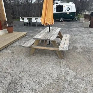 Outside seating