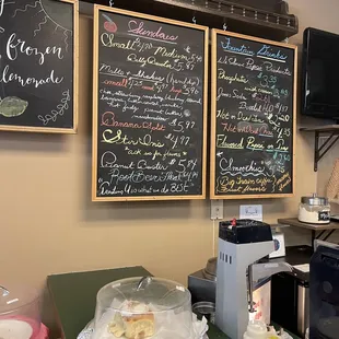 menus