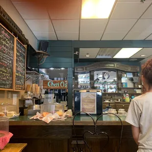 Ice cream bar area
