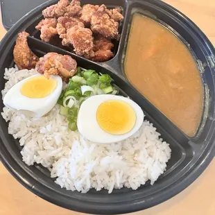 Chicken karaage curry