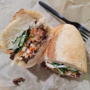 bbq pork banhmi (no pate)