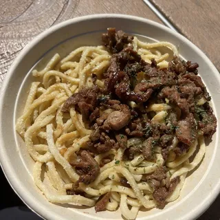 #28P. Garlic Noodle Pork