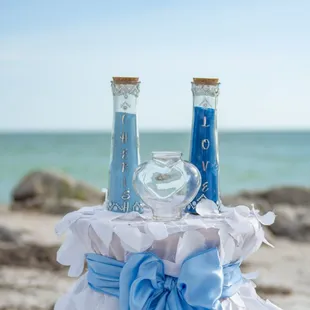 Unity Sand Ceremony on a Florida Beach