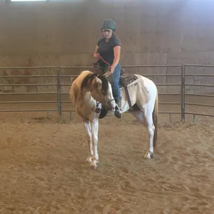 "Travis" 1st ride 3 yrs old