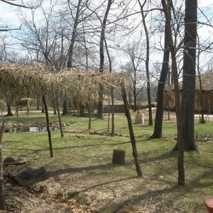 15th century replica of Cherokee village.