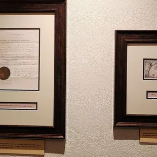 Original documents from the late 1800s