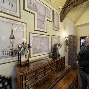 The original drawings of a famous architect