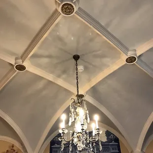 Ceiling in dining room