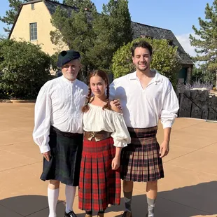 Our guests dressed up for the event