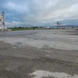 The old Big cabin Oklahoma travel plaza right at the highway 69 i-44 cut off.