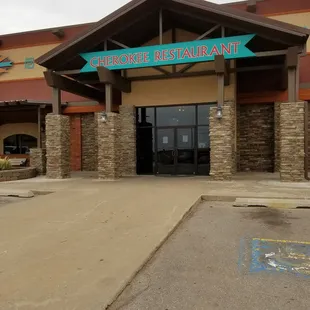 Front of the restaurant
