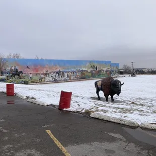At least the fake Buffalo was happy